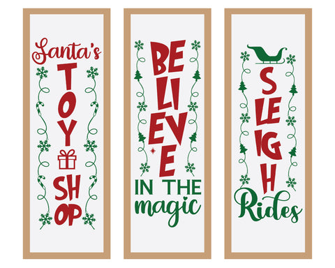 20 Christmas porch sign svg bundle SVG DIYCUTTINGFILES 