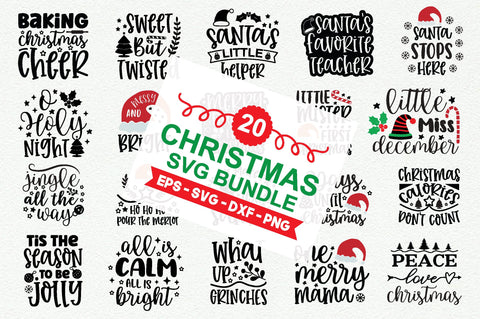 20 Christmas SVG Bundle SVG md faruk hossain 