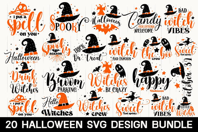 20 Halloween Svg Bundle SVG designmaster24 