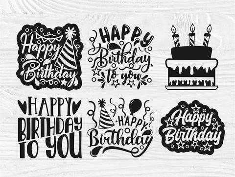 20 Happy birthday SVG Files for Cricut Silhouette SVG TonisArtStudio 