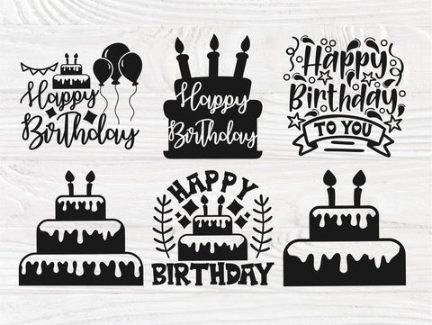 20 Happy birthday SVG Files for Cricut Silhouette SVG TonisArtStudio 