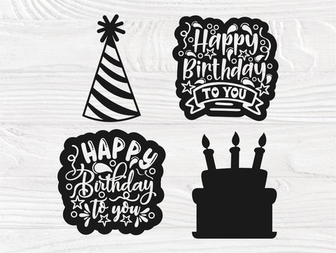 20 Happy birthday SVG Files for Cricut Silhouette SVG TonisArtStudio 