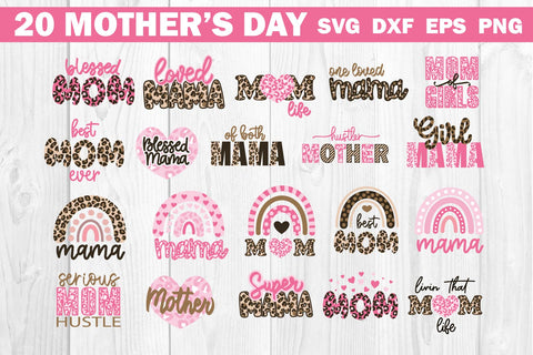 20 Mother's day svg, dxf, eps, png SVG dadan_pm 