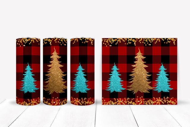 20 Oz Plaid Christmas Tumbler Sublimation Sublimation Happy Printables Club 