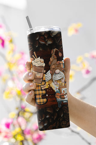 Valentine Gnome Tumbler Gift - Tumbler with Straw - 20oz Skinny Water –  Running Frog Studio