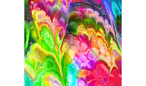 20 Oz Skinny Tumbler Abstract Fractal Sublimation Design Pack Sublimation oyonnidesign 