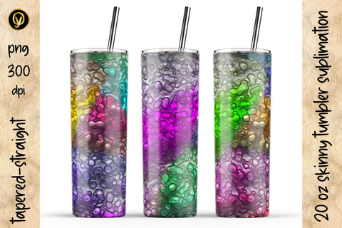 20 Oz Skinny Tumbler Abstract Geometric Sublimation Design Pack Sublimation oyonnidesign 