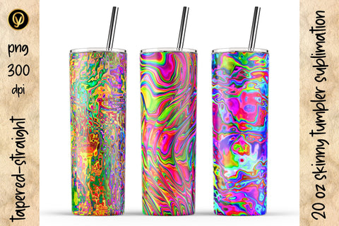 20 Oz Skinny Tumbler Abstract Geometric Sublimation Design Pack Sublimation oyonnidesign 