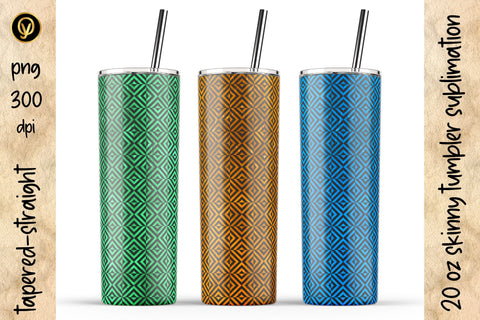 20 Oz Skinny Tumbler Abstract Geometric Sublimation Design Pack Sublimation oyonnidesign 
