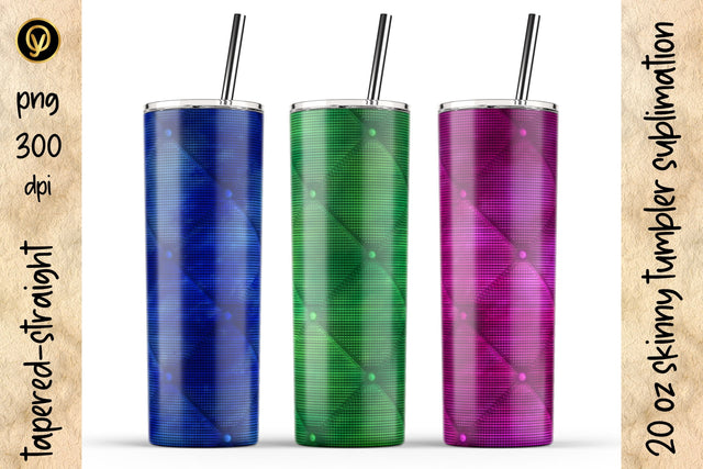 20 Oz Skinny Tumbler Abstract Geometric Sublimation Sublimation oyonnidesign 