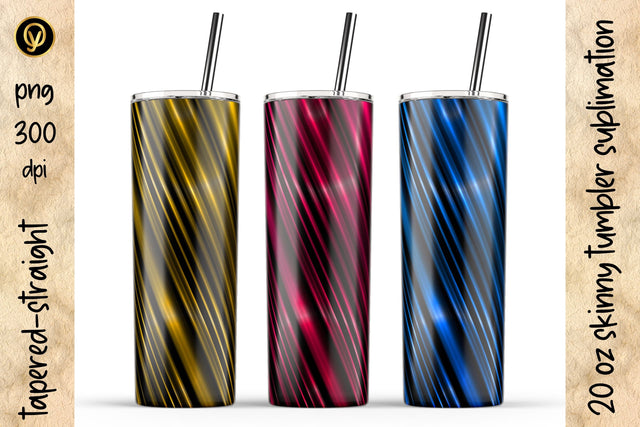 20 Oz Skinny Tumbler Abstract Geometric Sublimation.Abstract Lines Background Tumbler Sublimation oyonnidesign 