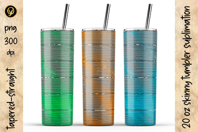 20 Oz Skinny Tumbler Abstract Sublimation Design Pack Sublimation oyonnidesign 