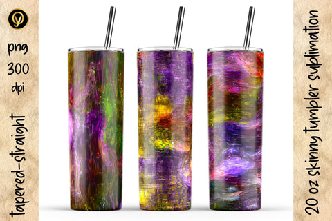 20 Oz Skinny Tumbler Abstract Sublimation Sublimation oyonnidesign 