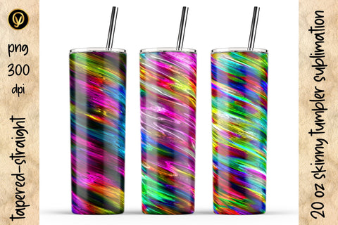 20 Oz Skinny Tumbler Abstract Texture Sublimation Design Pack Sublimation oyonnidesign 