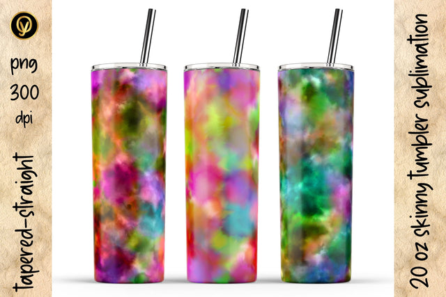 20 Oz Skinny Tumbler Abstract Watercolor Sublimation Design Pack Sublimation oyonnidesign 