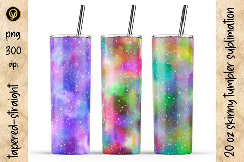 20 Oz Skinny Tumbler Abstract Watercolor Sublimation Sublimation oyonnidesign 