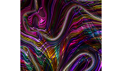 20 Oz Skinny Tumbler Abstract Wavy Liquid Sublimation Sublimation oyonnidesign 