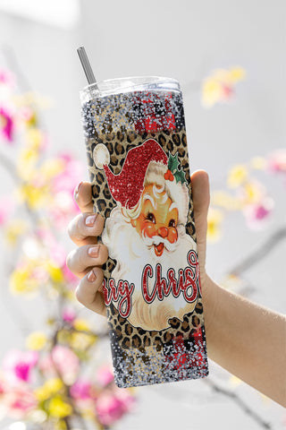 20 oz Skinny Tumbler Design Sublimation Gnome Snowy Merry Christmas Design Red Truck North Pole Holiday Digital PNG Instant Download Sublimation CaldwellArt 