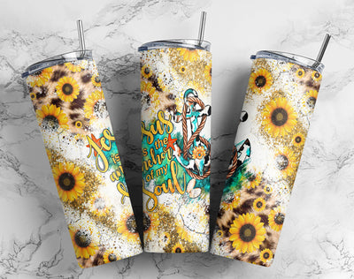 20 Oz skinny tumbler Jesus is the Anchor of My Soul wrap, Christian straight template tumbler PNG Sublimation CaldwellArt 