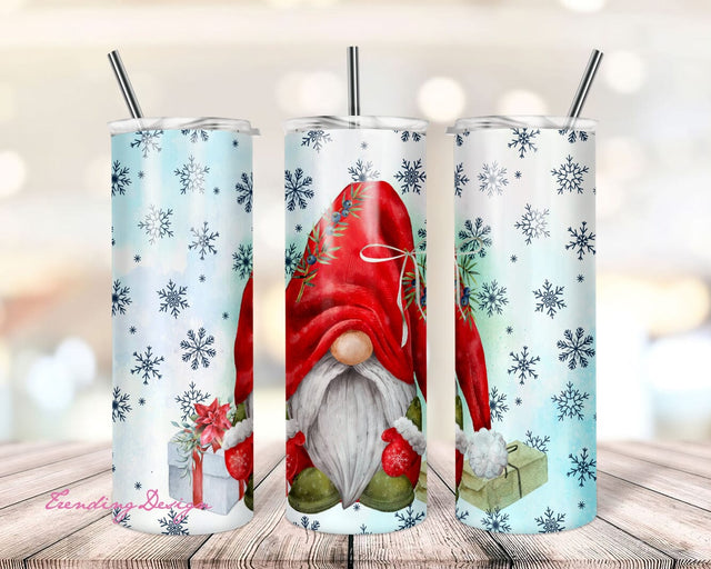 20 Oz skinny tumbler png gnomes & stars wrap tapered straight template digital download sublimation graphics instant download sublimation Sublimation TrendingDesign 