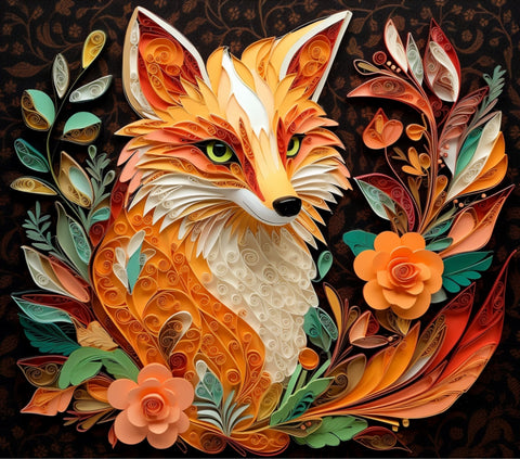 20 oz Skinny Tumbler Sublimation, 3D fox- PNG Sublimation LovelyDigitalPixels 