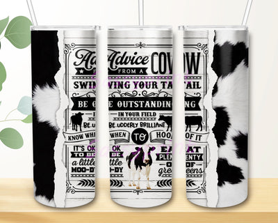 20 Oz Skinny Tumbler Sublimation Design, Cow Tumbler, Farm Animals, Cow Print, Cow Hide, Tumbler Wrap, Straight Tapered, Instant Download Sublimation sassyprint 