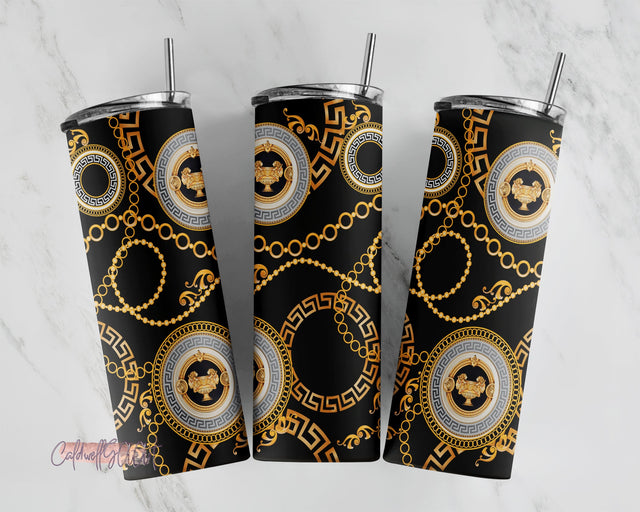 20 oz Skinny Tumbler Template, Straight and Warped Design Download PNG Sublimation CaldwellArt 