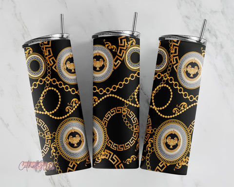 20 oz Skinny Tumbler Template, Straight and Warped Design Download PNG Sublimation CaldwellArt 