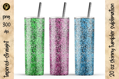 20 Oz Skinny Tumbler Watercolor Splash Sublimation Pack Sublimation oyonnidesign 