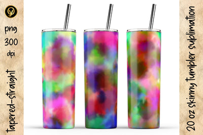 20 Oz Skinny Tumbler Waterecolor Sublimation Design Pack Sublimation oyonnidesign 