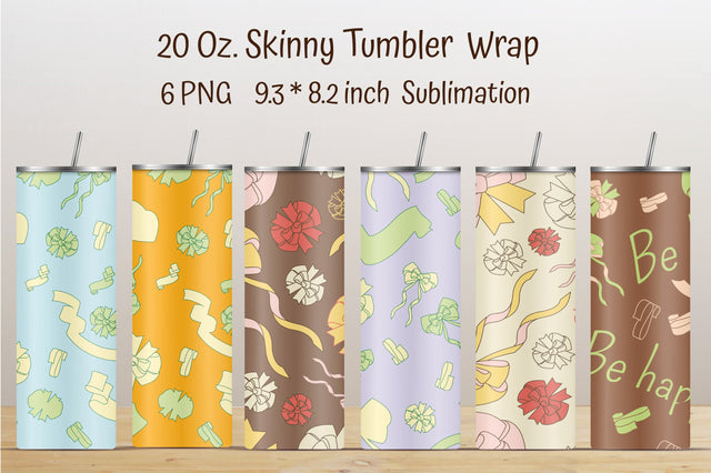 20 Oz Straight Skinny Tumbler Sublimation Sublimation Kseniia designer 