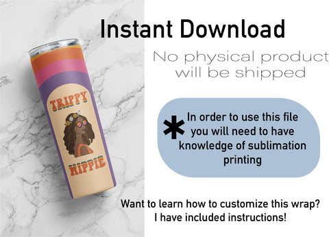 20 oz sublimation/waterslide skinny and taper tumbler wrap - African American girl Sublimation Sharia Morton Designs 