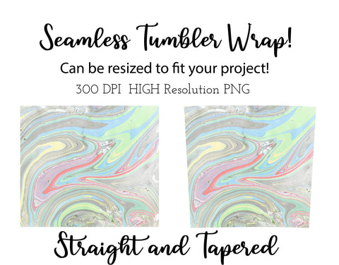 20 oz sublimation/waterslide skinny and taper tumbler wrap-green and blue marble Sublimation Sharia Morton Designs 