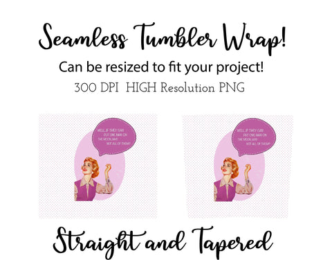 20 oz sublimation/waterslide skinny and taper tumbler wrap-Man on moon Sublimation Sharia Morton Designs 