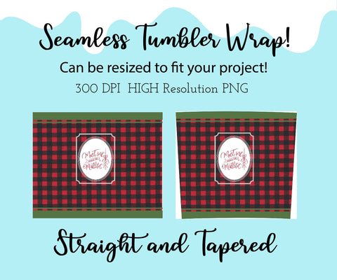 20 oz sublimation/waterslide skinny and taper tumbler wrap-Meet me under the mistletoe Sublimation Sharia Morton Designs 