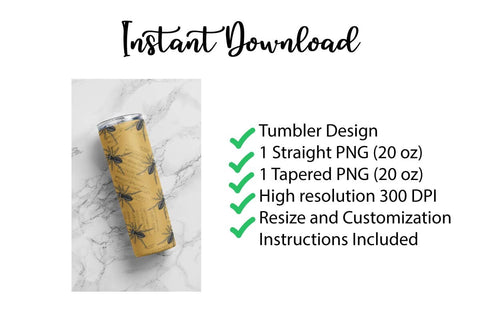 20 oz sublimation/waterslide skinny and taper tumbler wrap-poe spider Sublimation Sharia Morton Designs 