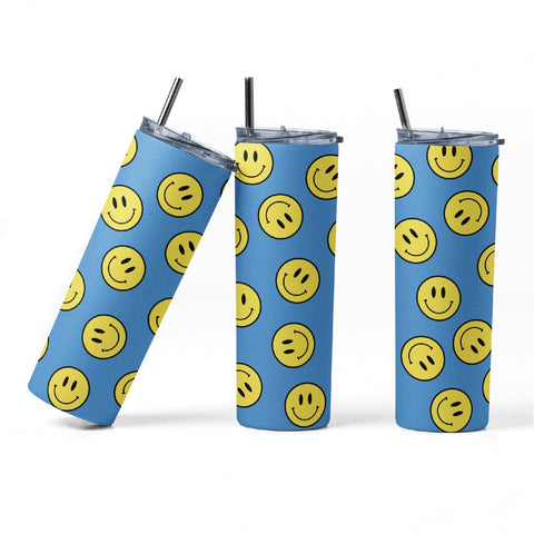 Big Smiley Face Tumbler 20oz