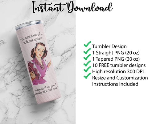 20 oz sublimation/waterslide skinny and taper tumbler wrap-Software Update Sublimation Sharia Morton Designs 