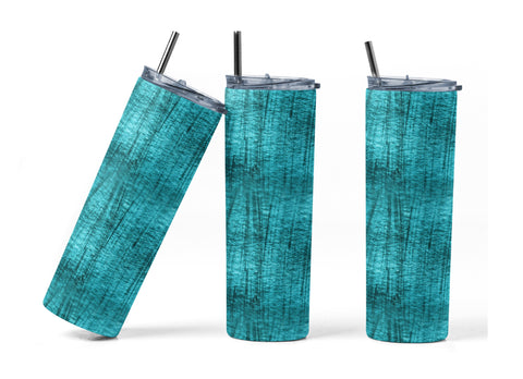 20 oz sublimation/waterslide skinny and taper tumbler wrap - wavy teal Sublimation Sharia Morton Designs 