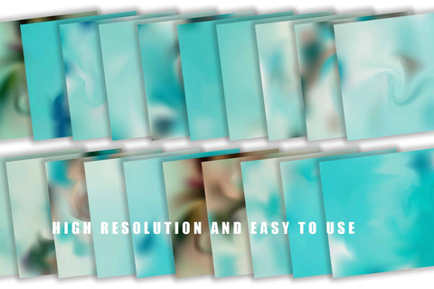 20 Pack Textures Digital Paper blue sea gradient color background Digital Pattern artnoy 