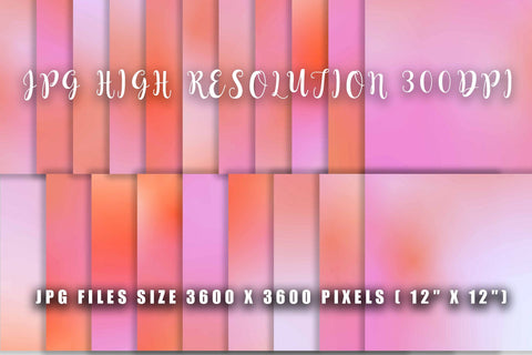 20 Pack Textures Digital Paper gradient pink color background Digital Pattern artnoy 