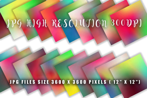 20 Pack Textures Digital Paper gradient rainbow background Digital Pattern artnoy 