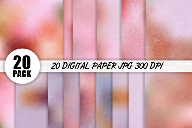 20 Pack Textures Digital Paper pink camouflage background Digital Pattern artnoy 