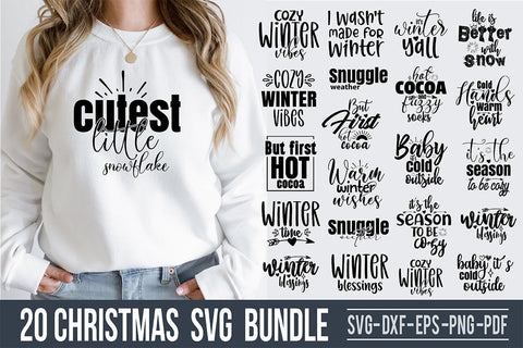 20 Winter SVG Bundle, Christmas SVG SVG orpitasn 