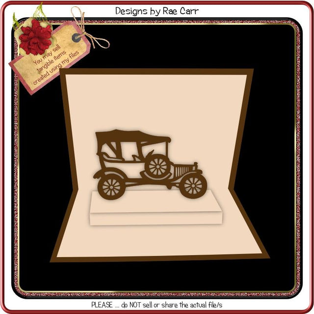 200 Car Pop Up Insert SVG Designs by Rae 