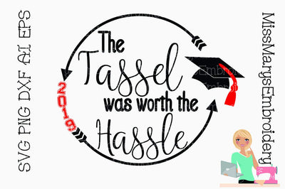2019 Graduation Monogram Arrow Ring SVG MissMarysEmbroidery 