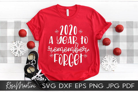 2020 Christmas Ornaments 2020 A Year To Forget SVG file for cutting machines Cricut Silhouette SVG PNG Christmas Commemorative SVG RoseMartiniDesigns 