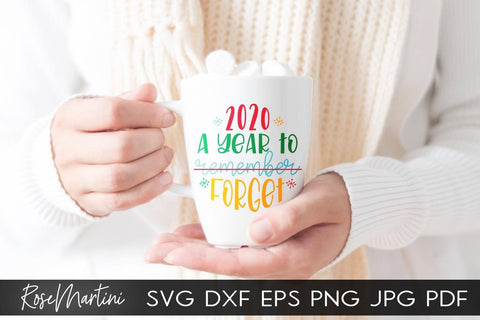 2020 Christmas Ornaments 2020 A Year To Forget SVG file for cutting machines Cricut Silhouette SVG PNG Christmas Commemorative SVG RoseMartiniDesigns 