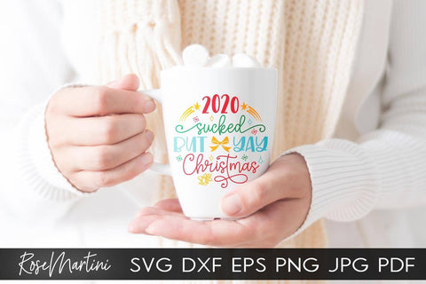 2020 Christmas Ornaments 2020 Sucked But Yay Christmas SVG file for cutting machines Cricut Silhouette SVG PNG Christmas Commemorative SVG RoseMartiniDesigns 