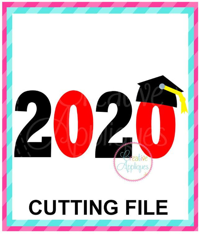 2020 Graduation Cut File Creative Appliques 